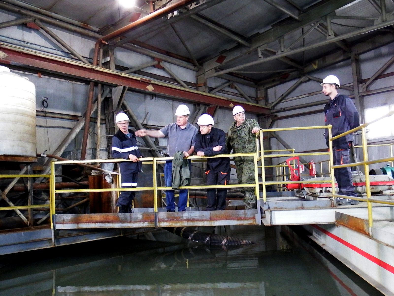 На обогатительной фабрике