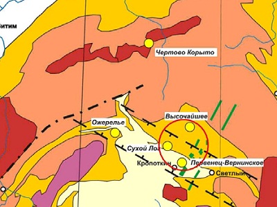 Полюс вернинское карта